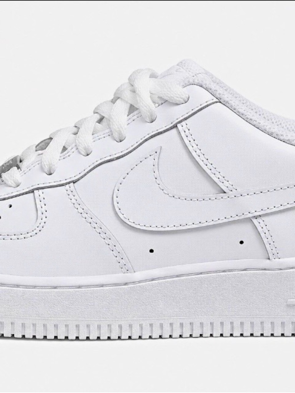 Nike Air Force 1 Low LE Triple White 6.5Y Women’s 8 DH2920-111 New No Box